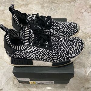Men’s Adidas NMD R1 PK Original ZebraBlack Shoes